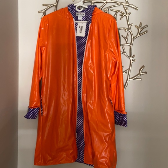 mr knickerbockers Jackets & Blazers - Clemson raincoat